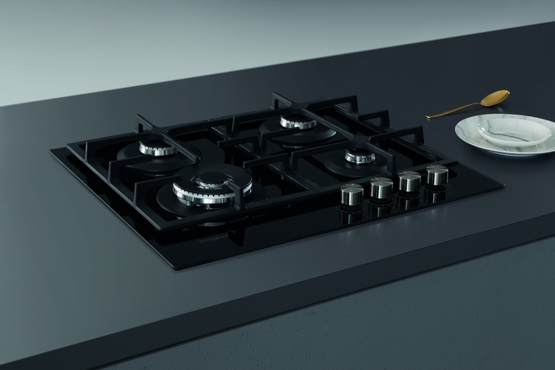 Plynová varná platňa Whirlpool W Collection GOWL 628/NB EE čierna Plynová varná platňa Whirlpool W Collection GOWL 628/NB EE čierna