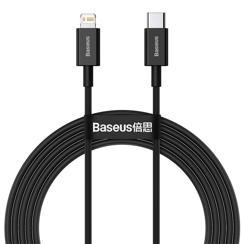 Kábel Baseus Superior Series Type-C/Lightning 20W, 2m čierny