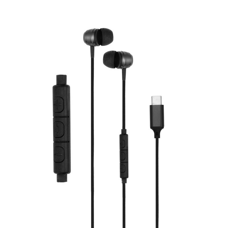 Slúchadlá WG E08, USB-C čierna Slúchadlá WG E08, USB-C čierna