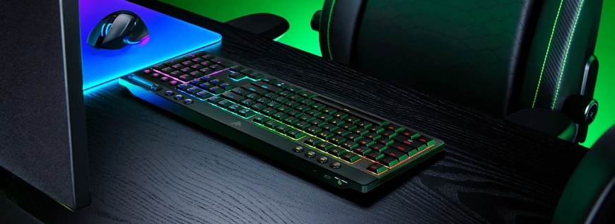 Klávesnica Razer BlackWidow V4 Low-profile HyperSpeed (Yellow Switch), US layout čierna Klávesnica Razer BlackWidow V4 Low-profile HyperSpeed (Yellow Switch), US layout čierna