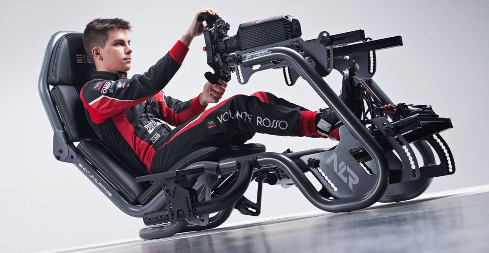 Pretekársky kokpit Next Level Racing F-GT Pro, Formula and GT Racing Simulator Cockpit čierny