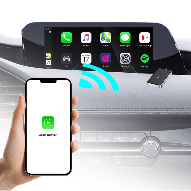 Transmitter CPA CP10, Android Auto, CarPlay čierne/strieborné Transmitter CPA CP10, Android Auto, CarPlay čierne/strieborné