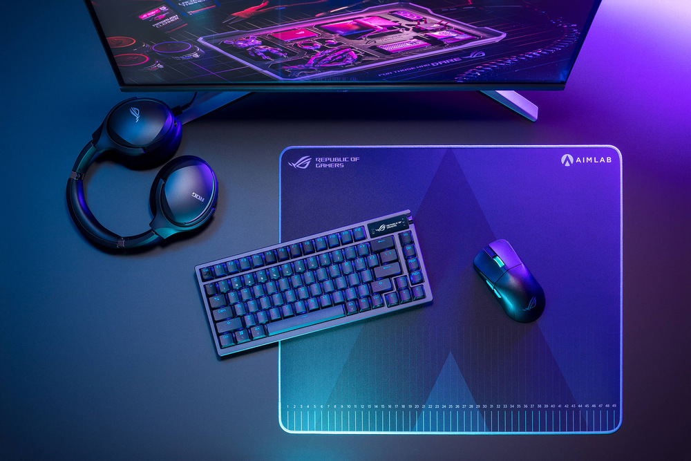 Klávesnica Asus ROG AZOTH (ROG NX RED/PBT) - US čierna