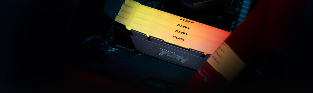 Pamäťový modul Kingston FURY Renegade RGB 32GB (2x16GB) DDR4 3200MHz CL16 DIMM Kingston FURY Renegade RGB DDR4