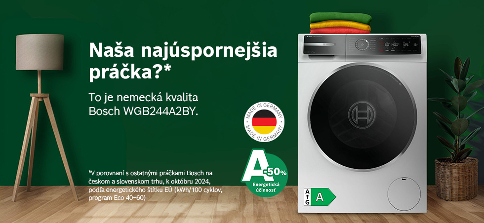Práčka Bosch Serie 8 WGB244A2BY I-DOS biela