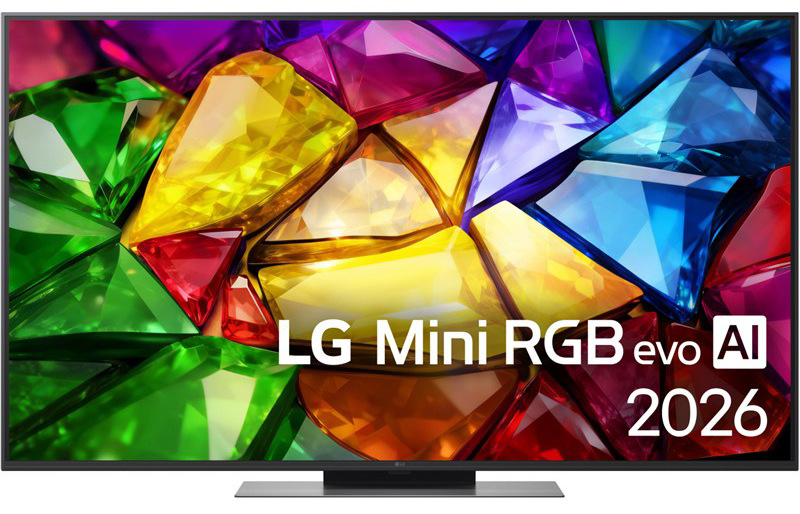 Chytrá televízia LG 55MRGB86B s 4K rozlíšením, čierna farba