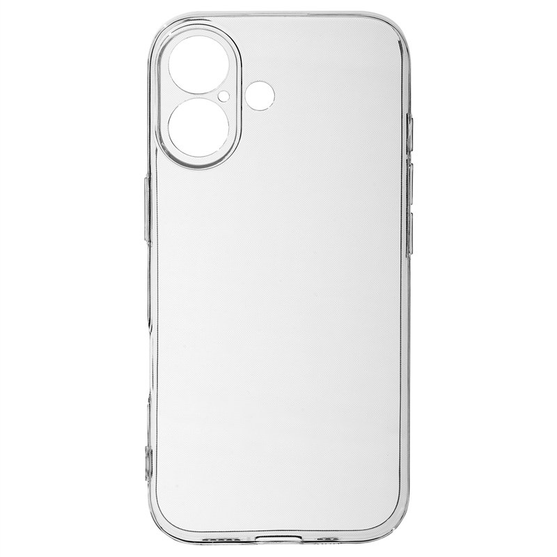 Kryt WG TPU na Apple iPhone 17, v čírom prevedení.