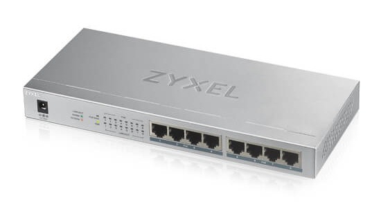 Switch ZyXEL GS1008HP strieborný