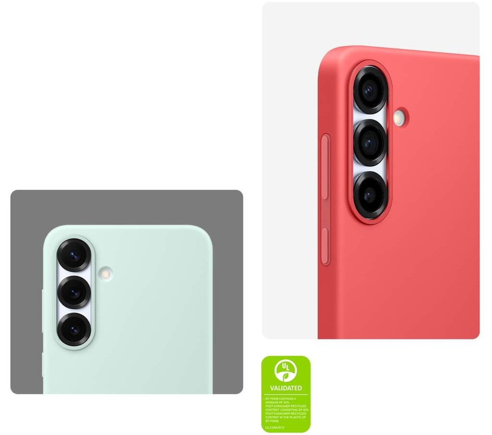 Kryt na mobil Samsung Silicone na Galaxy S25+ mentolová farba Kryt na mobil Samsung Silicone na Galaxy S25+ mentolová farba