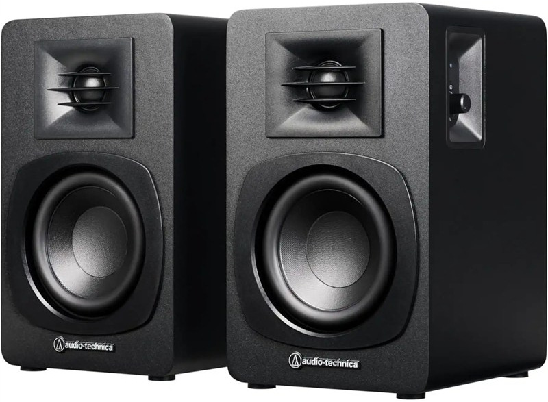 2 aktívne reproduktory Audio-Technica AT-SP3X, čierna farba