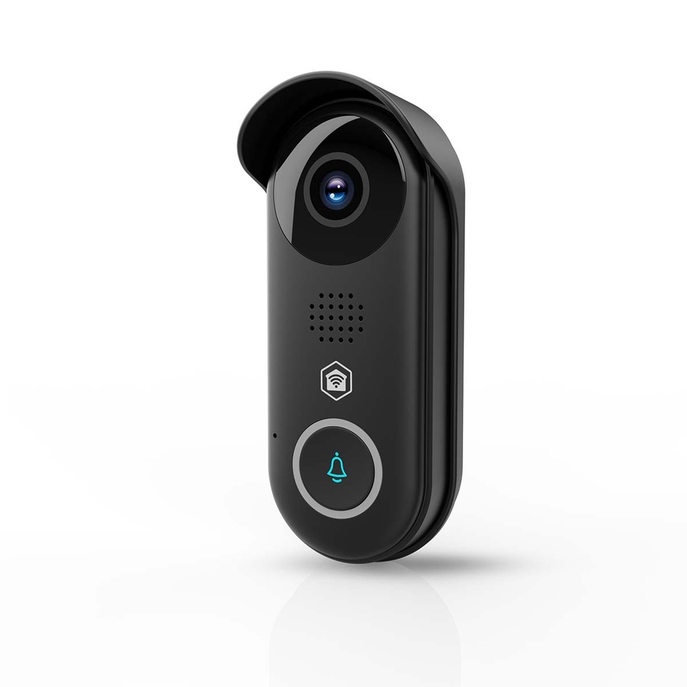 Videozvonček Nedis SmartLife WIFICDP11BK v čiernom dizajne