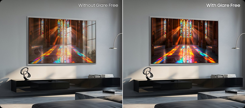 Televízia Samsung porovnanie obrazu detail