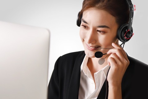 Headset Genius HS-230U, USB-C čierny