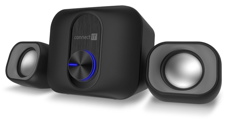 Reproduktory Connect IT Rumble PRO 2.1 čierne