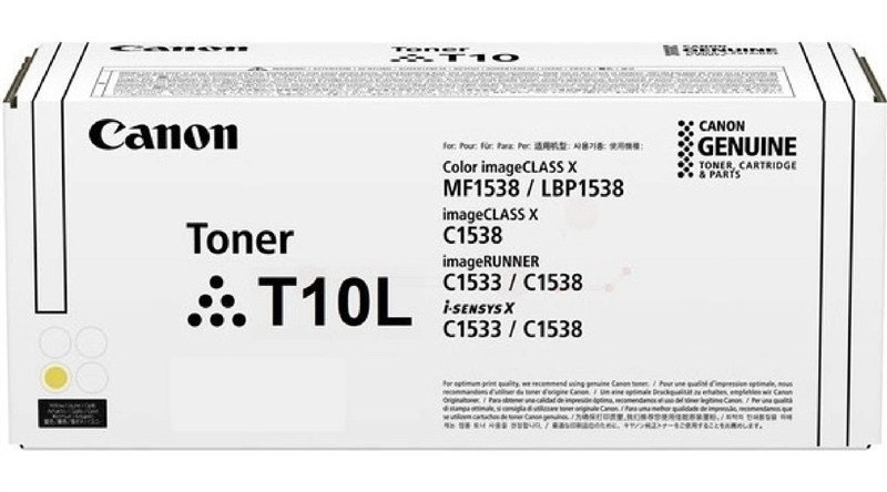 Toner Canon s výťažnosťou 5 000 strán, žltá farba