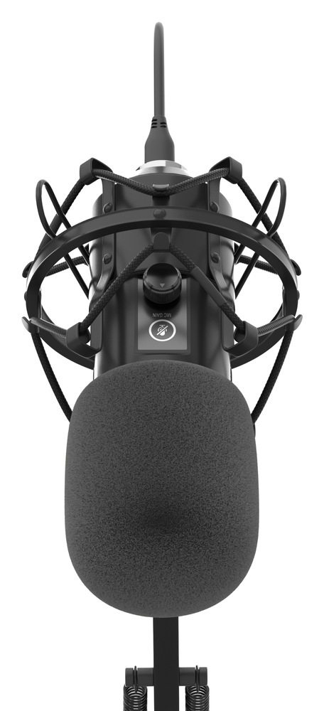 Čelný pohľad na Mikrofón Genesis RADIUM 400 G2 USB