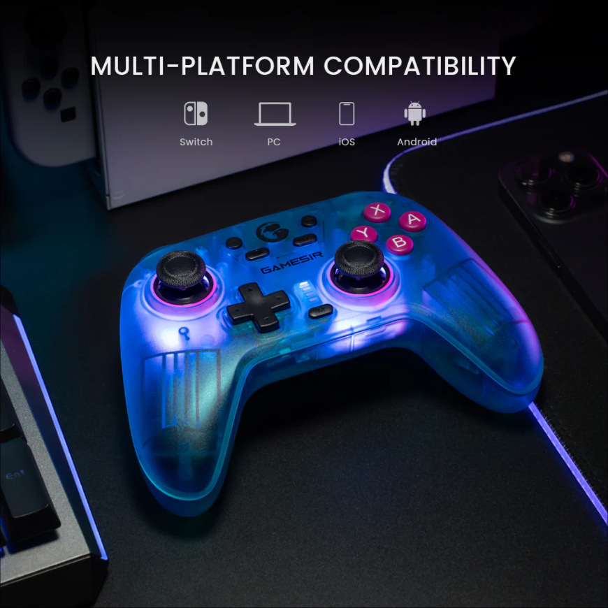 Gamepad GameSir GameSir Nova MultiPlalform Gaming Controller RW (Android, iOS, Nintendo Switch) biely GameSir Nova MultiPlalform Gaming Controller RW, biela