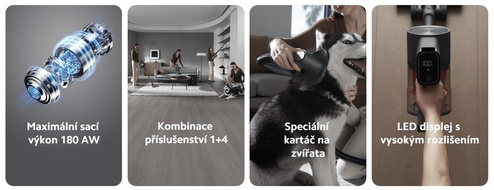 Tyčový vysávač Xiaomi Vacuum Cleaner G20 Max EU sivý Tyčový vysávač Xiaomi Vacuum Cleaner G20 Max EU sivý