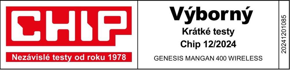 Gamepad Genesis MANGAN 400 pre PC, Switch, Mobil čierny