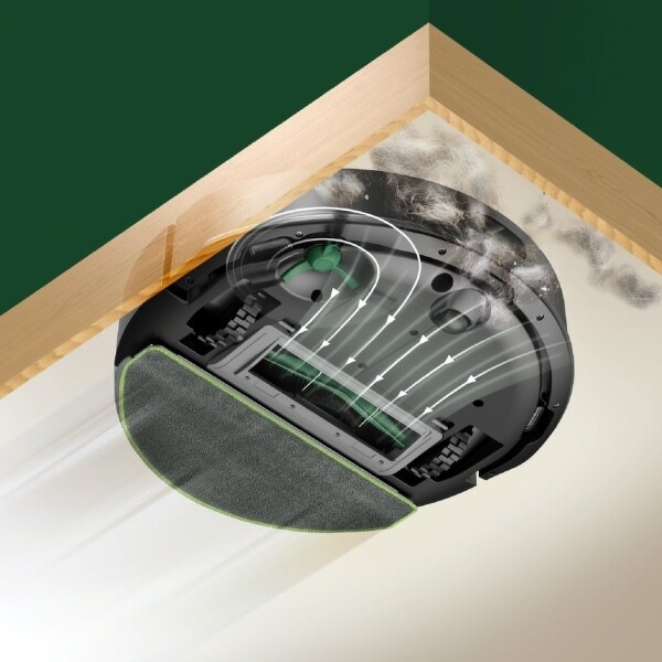 Robotický vysávač iRobot Roomba 105 Combo + AutoEmpty dock White biely