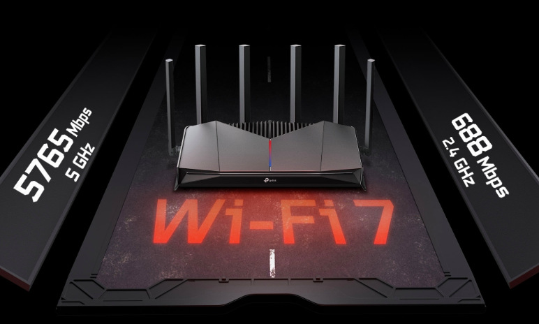Router TP-Link Archer GE400 Gaming čierny Herný Wi-Fi 7 router TP-Link Archer GE400 Gaming s rýchlosťou 5765 Mb/s na 5 GHz a 688 Mb/s na 2,4 GHz