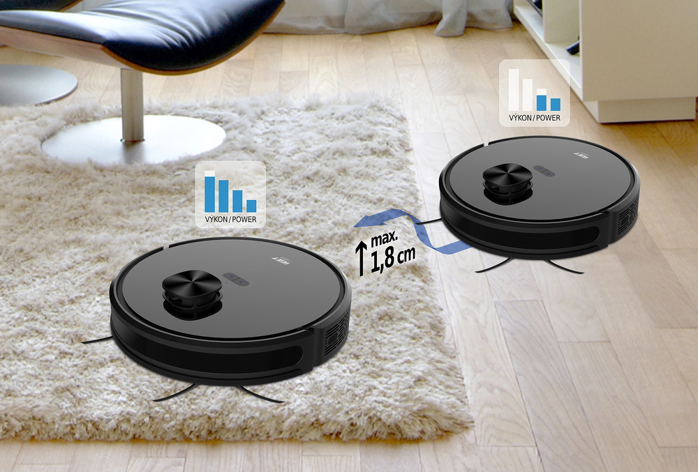 Robotický vysávač iGET HOME Hurricane G3 + Station GS1