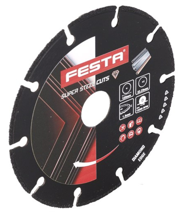 Rezací kotúč Festa 125 × 1,3 × 22,2 mm