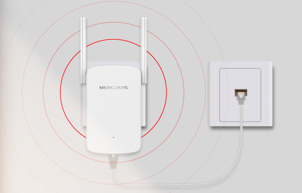Wi-Fi extender Mercusys ME30, AC1200 biely