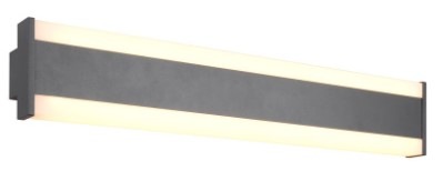 Nástenné svietidlo TRIO Dawson 60 cm antracitová farba
