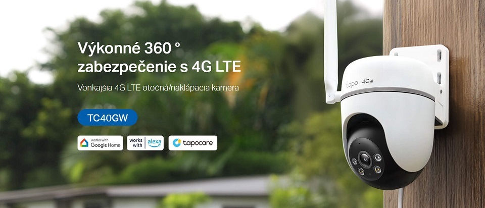 IP kamera TP-Link Tapo TC40GW biela IP kamera TP-Link Tapo TC40GW biela