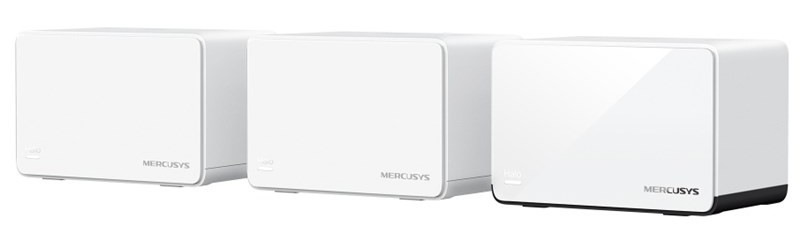 Kompletný Wi-Fi systém Mercusys Halo H85X AX3000 Mesh Wi-Fi 6 (3 ks) biely