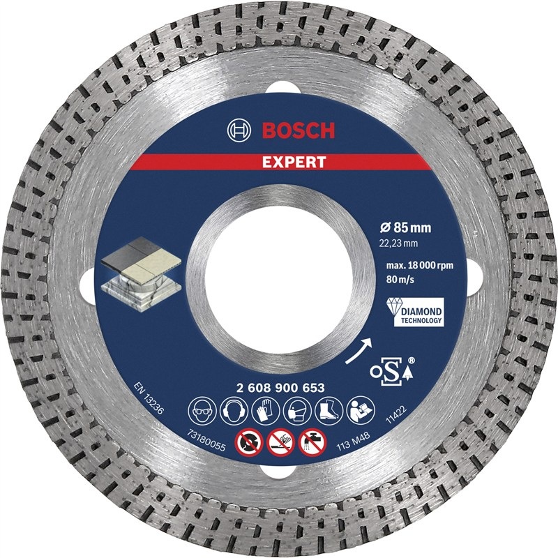 Rezný kotúč Bosch Expert s priemerom 85 mm, pre keramické materiály