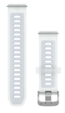 Remienok Garmin Quick Release (20 mm), strieborná pracka - biely / modrý