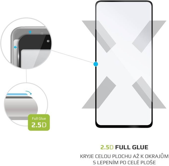 Tvrdené sklo FIXED Full-Cover na Samsung Galaxy A53 5G čierne