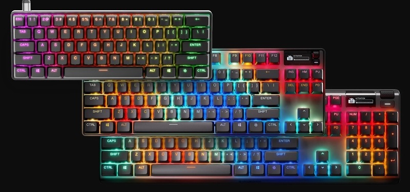 Klávesnica SteelSeries Apex Pro TKL WL Gen 3 US čierna