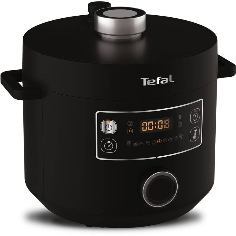 Multifunkčný tlakový hrniec Tefal TURBO CUISINE CY754830 čierny