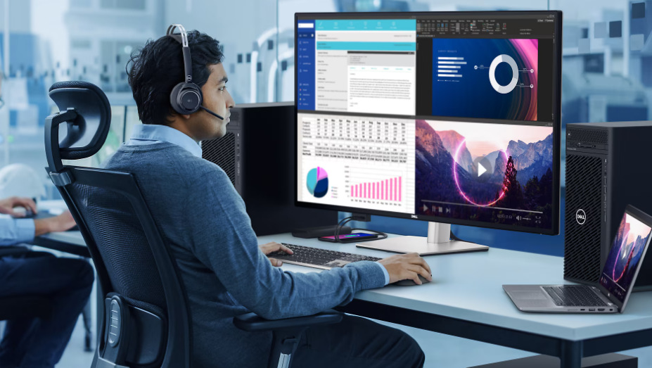 Monitor Dell UltraSharp U4323QE strieborný