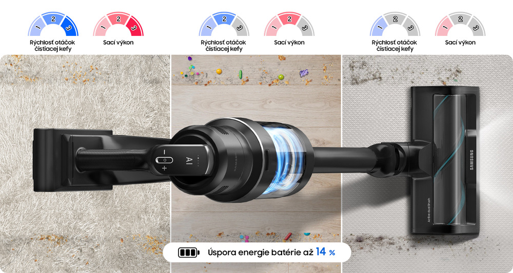 Tyčový vysávač Samsung BESPOKE JET AI VS28C9784QK/GE Tyčový vysávač Samsung BESPOKE JET AI VS28C9784QK/GE