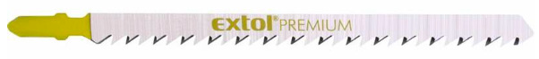 Sada pílových plátkov Extol Premium 8805012 126x4,0mm, HCS (5 ks) Súprava pílových plátkov EXTOL 8805012 126x4,0mm, HCS, 5ks