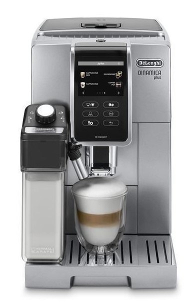 Espresso De'Longhi Dinamica plus ECAM 370.95 S strieborné