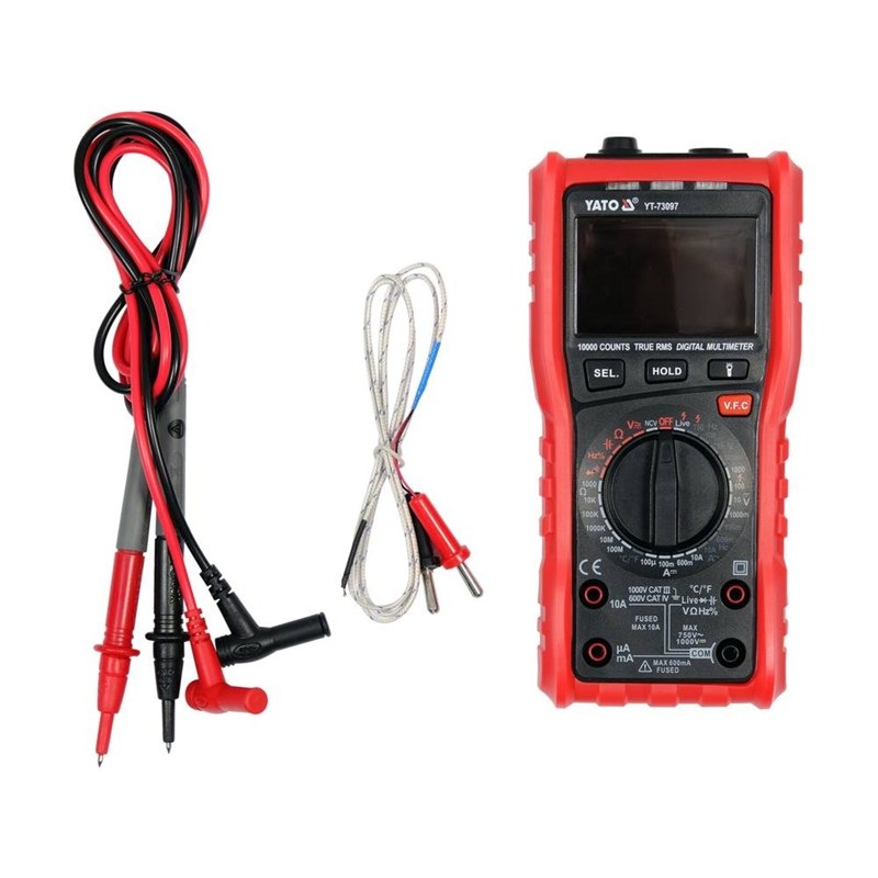Multimeter YATO YT-73097, oranžová farba