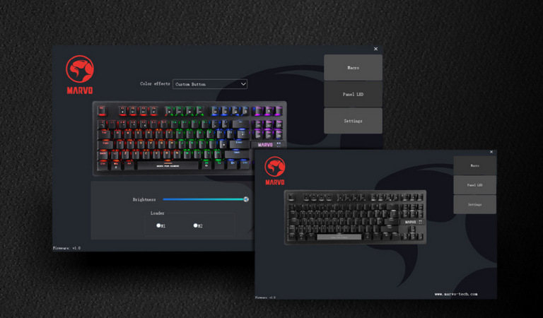 Klávesnica Marvo KG901, CZ/SK čierna