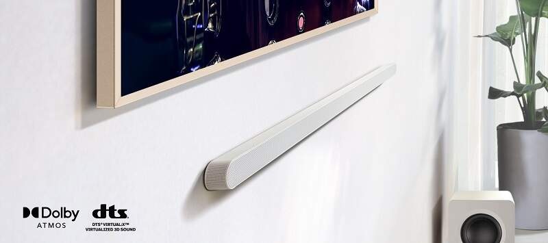 Soundbar Samsung HW-S801D biely