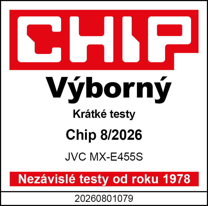 Minisystem JVC MX-E455S strieborný