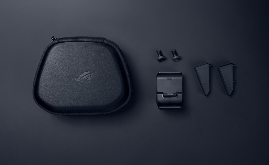 Gamepad Asus ROG Raikiri II Xbox čierny Príslušenstvo gamepadu vrátane púzdra a výmenných dielov