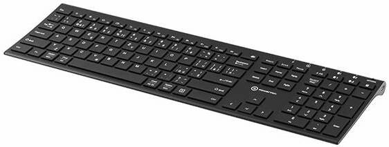 Klávesnica Powerton UltraSlim, CZ/SK čierna Klávesnica Powerton UltraSlim, CZ/SK čierna