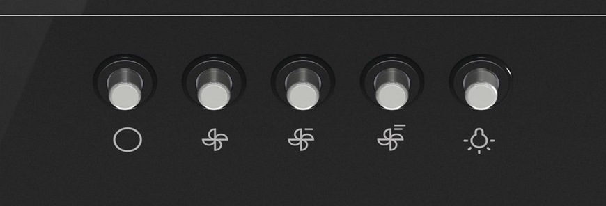 Odsávač pár Gorenje Essential WHI629EB čierny Odsávač pár Gorenje WHI629EB, čierna, detail