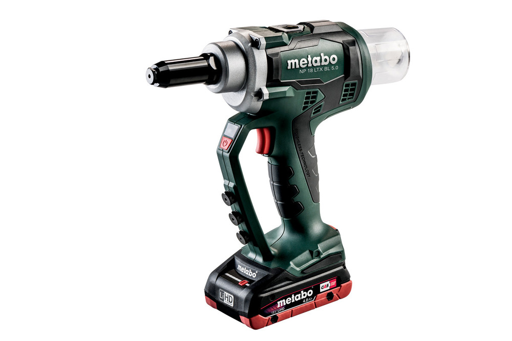 Pištoľ nitovacia Metabo 619002840 NP 18 LTX BL 5.0 (bez batérie)