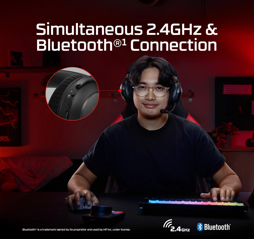 Headset HyperX Cloud Alpha 2 Wireless čierny Headset HyperX Cloud Alpha 2 Wireless čierny