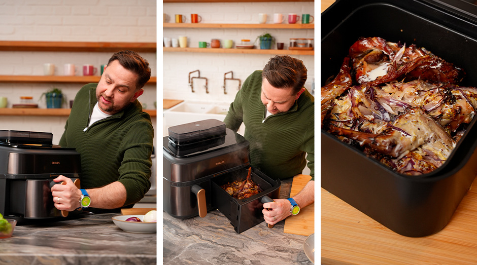 Jan Punčochář odporúča teplovzdušnú fritézu Philips NA552/00 Airfryer dual basket s parou 9 l
